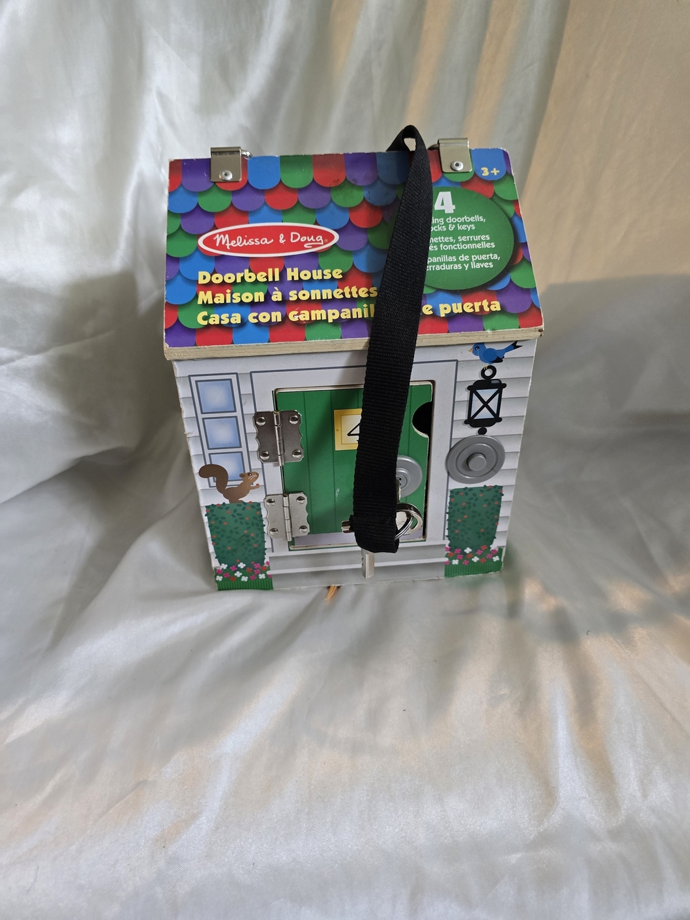 Melissa & Doug Green Doorbell House Toy